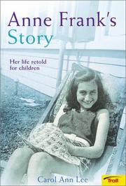 Cover of Anne Frank's Story by Carol Ann Lee