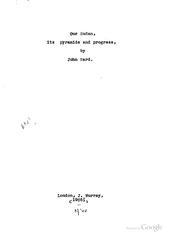 Cover of Our Sudan, its pyramids and progress by John Ward
