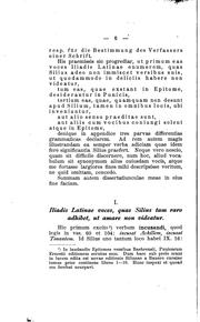 Front cover of Observationes in Italici Iliadis latinae et Silii Italici Punicorum dictionem by Eduardus Altenburg