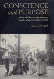 Cover of Conscience and purpose by Paul R. Petrie