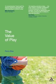 Cover of The value of play by Perry Else