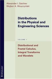 Front cover of Distributions in the physical and engineering sciences by A. I. Saichev