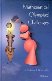 Cover of Mathematical Olympiad challenges by Titu Andreescu