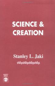 Cover of Science and creation by Stanley L. Jaki
