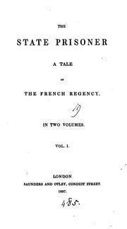 Front cover of The state prisoner by Mary Louisa Boyle