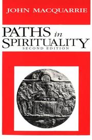 Cover of Paths in spirituality by John Macquarrie
