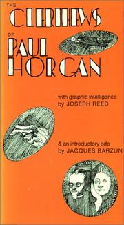 Front cover of The clerihews of Paul Horgan by Paul Horgan