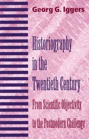 Front cover of Historiography in the twentieth century by Georg G. Iggers