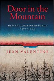 Front cover of Door in the Mountain by Jean Valentine