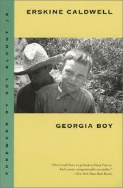 Front cover of Georgia boy by Erskine Caldwell