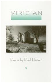 Cover of Viridian by Paul Hoover