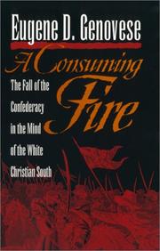 Cover of A consuming fire by Eugene D. Genovese