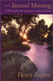 Front cover of The inward morning by Bugbee, Henry Greenwood Jr.