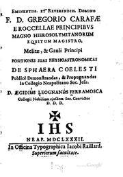 Cover of Positiones suas physioastronomicas de sphaera coelesti: publicè ... by Unknown