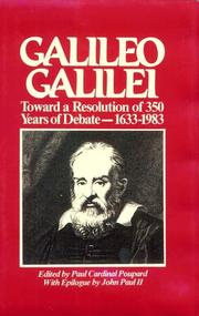 Front cover of Galileo Galilei by Paul Poupard