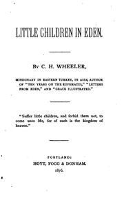 Front cover of Little Children in Eden by Crosby Howard Wheeler