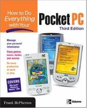 Cover of How to do everything with your Pocket PC by Frank McPherson