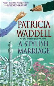 Cover of A stylish marriage by Patricia Waddell