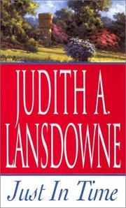 Cover of Just in Time by Judith A. Lansdowne