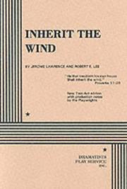 Cover of Inherit the wind by Jerome Lawrence