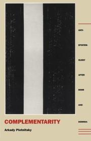 Cover of Complementarity by Arkady Plotnitsky