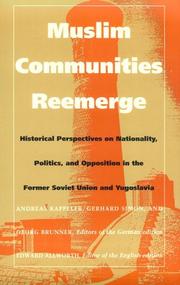 Front cover of Muslim communities reemerge by Edward Allworth