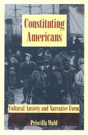 Cover of Constituting Americans by Priscilla Wald