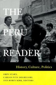 Cover of The Peru reader by Orin Starn