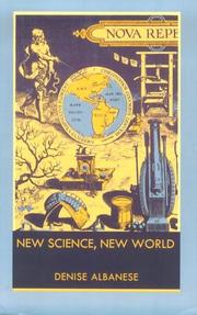 Front cover of New science, new world by Denise Albanese