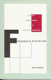Cover of Foucault's discipline by John S. Ransom