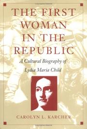 Front cover of The First Woman in the Republic by Carolyn L. Karcher
