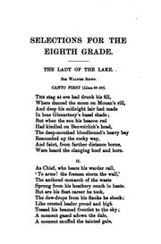 Front cover of Selections from the Riverside Literature Series by Carroll Gardner Pearse