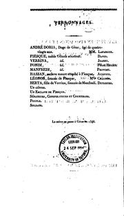 Cover of Fiesque, tragédie en cinq actes et en vers .. by Ancelot (François)