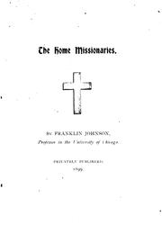 Front cover of The Home Missionaries by Franklin Johnson