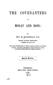 Front cover of The Covenanters in Moray and Ross by Murdoch MacDonald