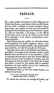 Cover of Profession d'avocat .. by Armand-Gaston Camus