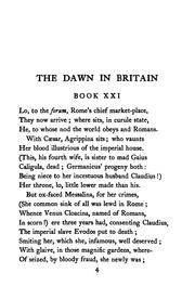 Front cover of The dawn in Britain by Charles Montagu Doughty