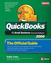 Cover of QuickBooks 2006 by Kathy Ivens