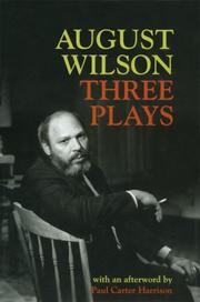 Cover of Three plays by August Wilson