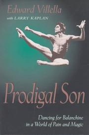 Cover of Prodigal son by Edward Villella