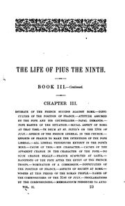 Front cover of The story of the life of Pius the Ninth by Thomas Adolphus Trollope