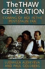 Front cover of The thaw generation by Li͡udmila Alekseeva