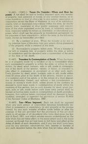 Front cover of Montana inheritance tax by Montana. State Board of Equalization.