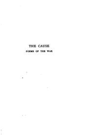 Cover of The cause by Laurence Binyon