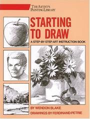Cover of Starting to draw by Wendon Blake
