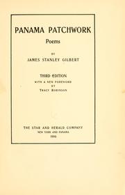 Cover of Panama patchwork by James Stanley Gilbert