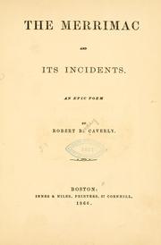 Front cover of The Merrimac and its incidents by Caverly, Robert Boodey