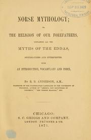 Front cover of Norse mythology by Rasmus Björn Anderson