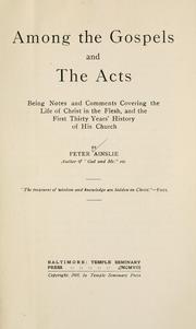 Front cover of Among the Gospels and the Acts by Ainslie, Peter