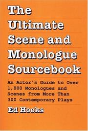 Cover of The ultimate scene and monologue sourcebook by Ed Hooks